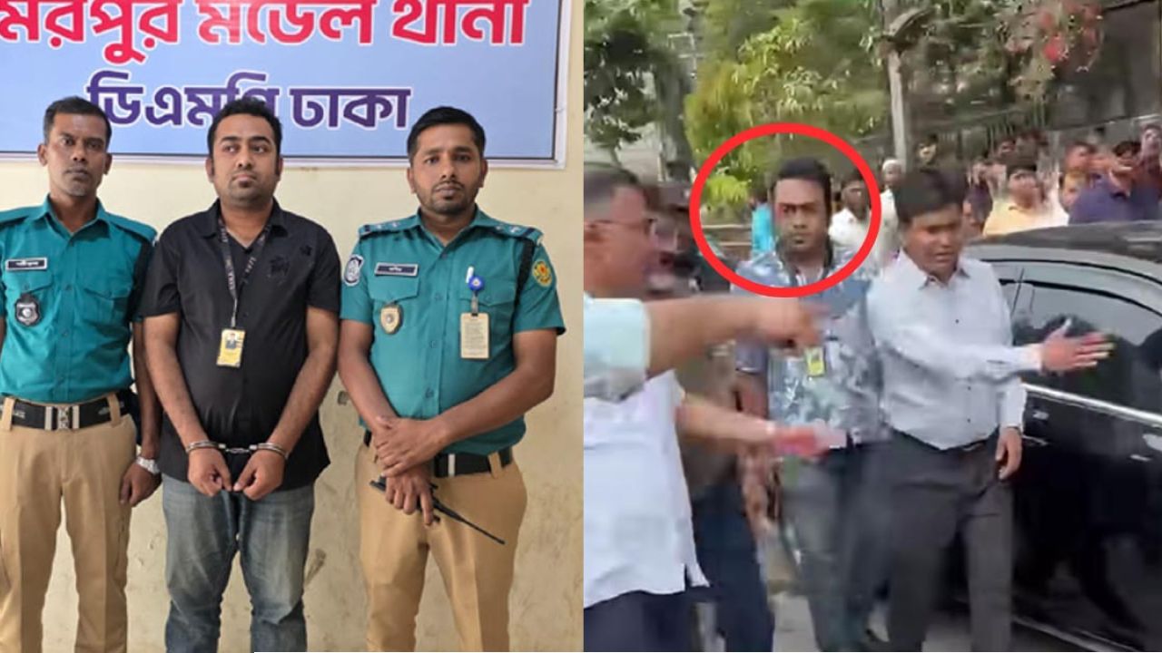 প্রধানমন্ত্রীকে অনুসরণের ভিডিও ভাইরাল, নিষিদ্ধ ছাত্রলীগ নেতা গ্রেপ্তার